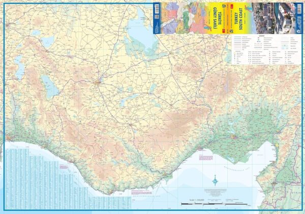 Turkey South Coast Map ITMB - Image 4